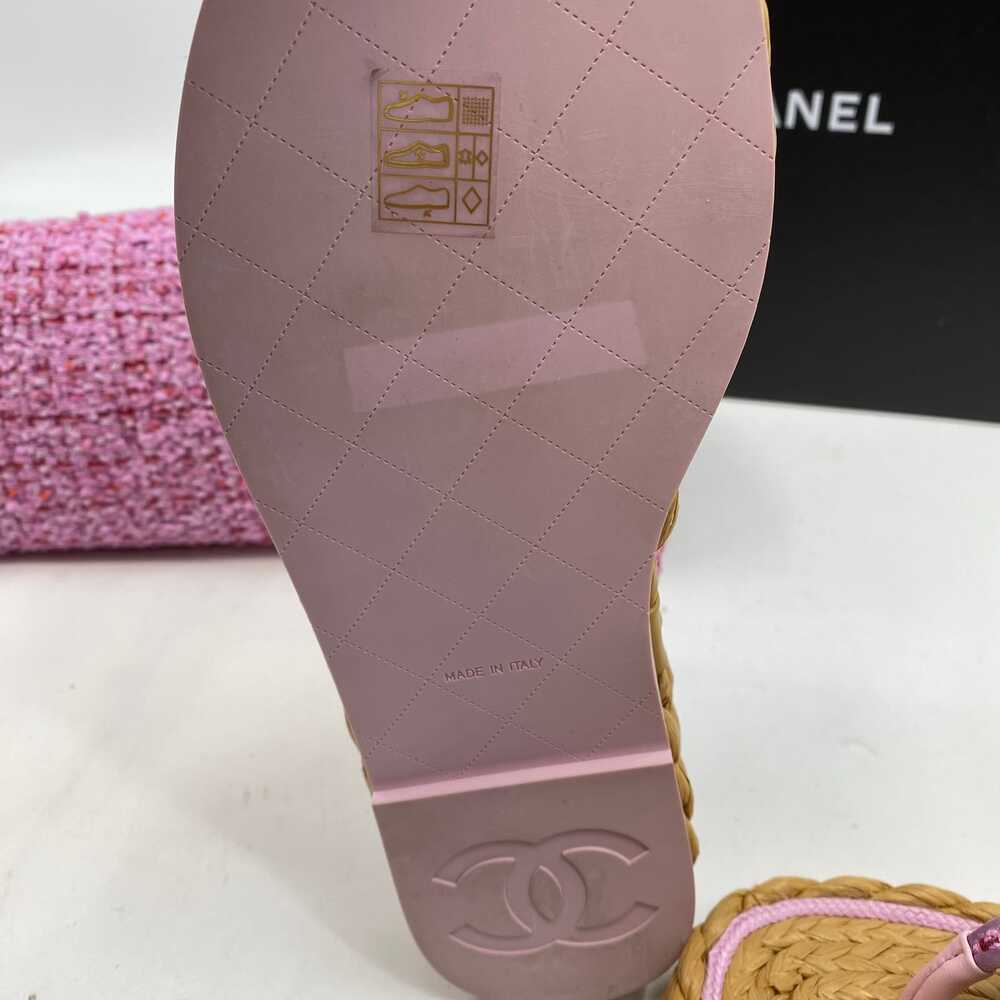 CHANEL Tweed Sandal Bag Set Vintage Pink | EU37 - Picture 8 of 12